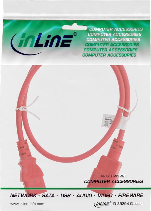 Produktbild InLine Kaltgeräteverlängerung (0.50 m, C13)