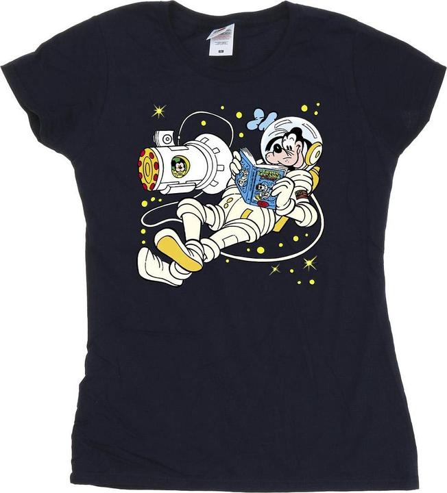 Immagine prodotto Disney Goofy Reading In Space Maglietta Donna (S)