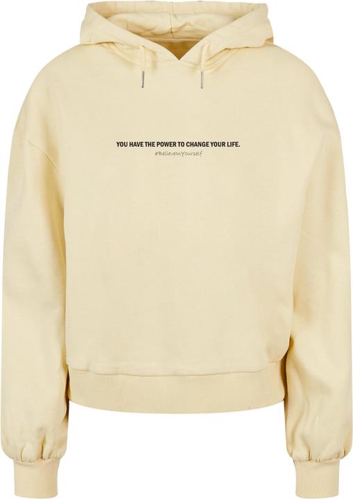 Immagine prodotto Merchcode Donna WD - Felpa con cappuccio organica oversize Believe In Yourself - 113577 (XL)