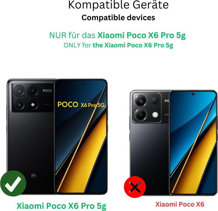 Produktbild Dipos Blickschutzfolie 4-Way Privacy (1 Stück, Xiaomi Poco X6 Pro)