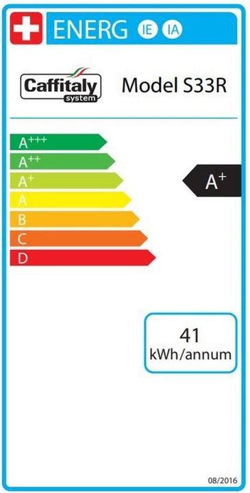 Etichetta energetica Chicco D'oro Caffitaly S33 Maia (Caffitaly)