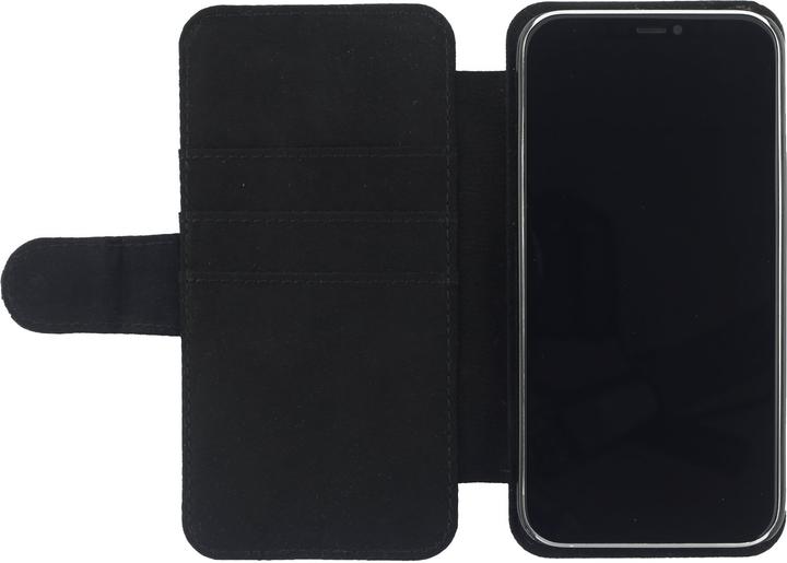 Produktbild PhoneLook Hülle Wallet schwarz Grey magic hands (Apple iPhone 12)