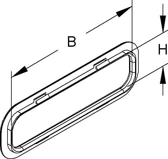 Image du produit Niedax Anneau de protection du câble (Trou de câble, 16.50 cm)