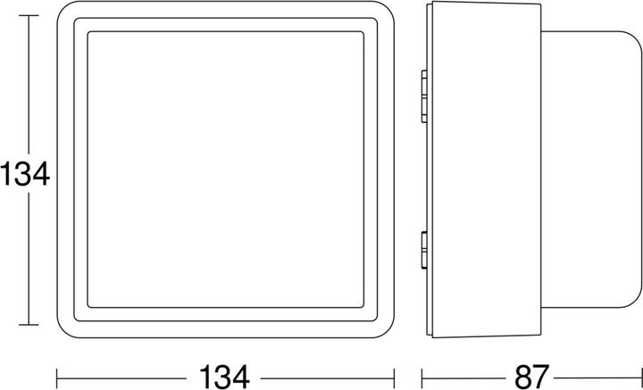 Produktbild Steinel Sensor-LED-Aussenleuchte (655 lm, IP44)