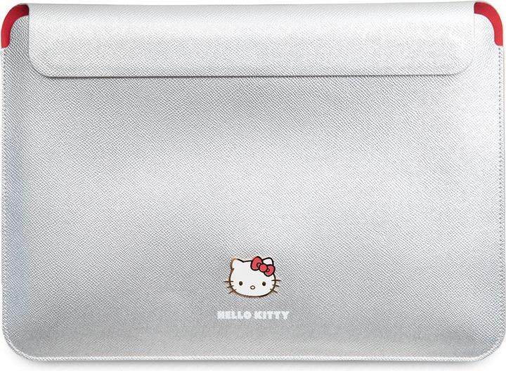 Hello Kitty Sleeve HKCS14PGHDLMS 14" srebrny/silver PU Metal Logo (14")