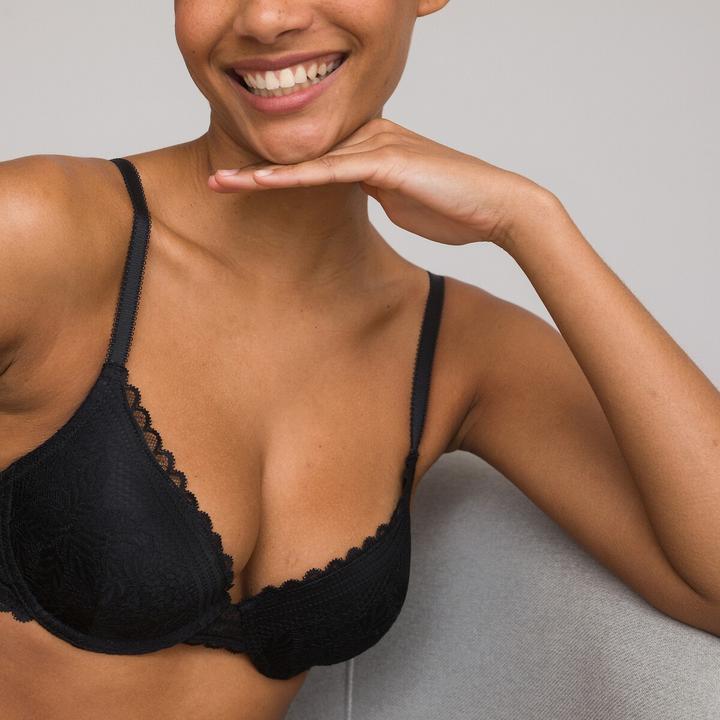 Actual product image La Redoute Collections Volumen-BH aus Recycling-Spitze (85 C)