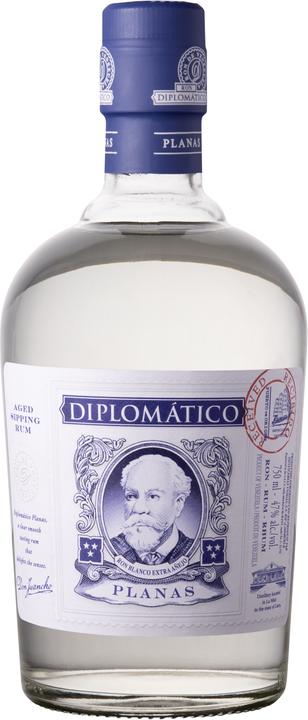 Actual product image Diplomático Planas Ron Blanco Extra Anejo Rum (1 x 70 cl)