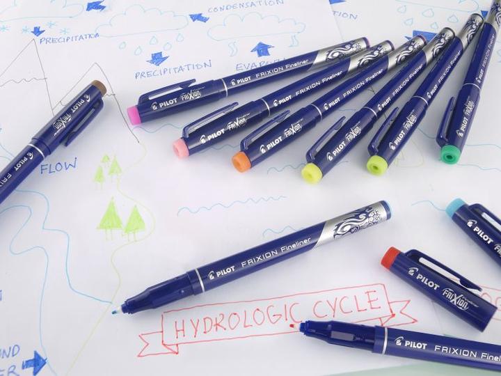 Image du produit Pilot FriXion (Vert, Bleu, Noir, Rouge, Bleu foncé, 4 x)
