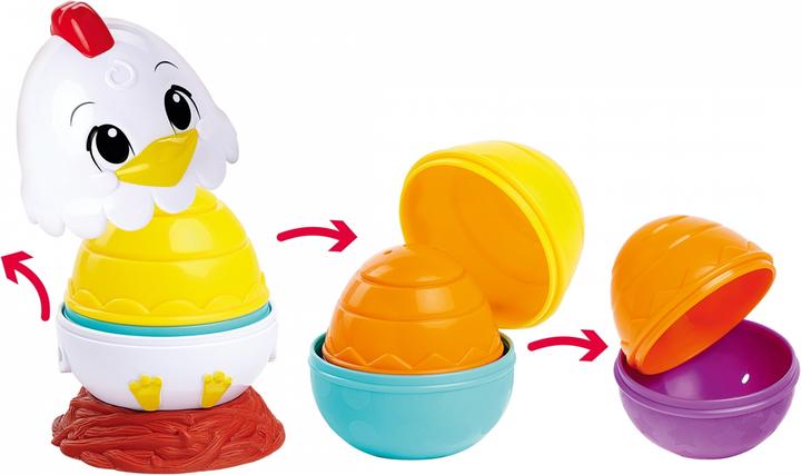 Immagine prodotto Simba 104010184 - Gallina impilabile ABC, gallina Roly-Poly con uova da impilare, nido, M