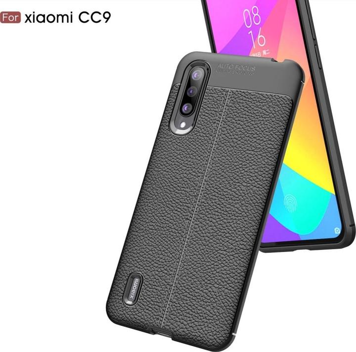 Produktbild Screenguard Xiaomi Mi 9 Lite Hülle Leather Design TPU Cover (Xiaomi Mi 9 Lite)