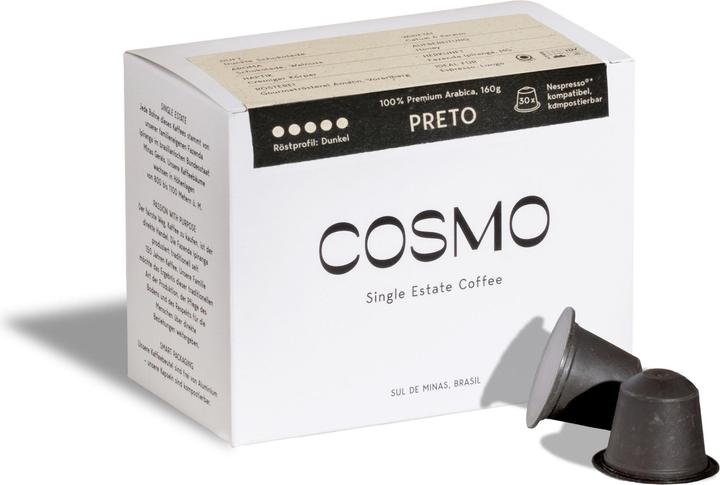 Actual product image Cosmo Coffee Single Estate Preto (30 x Port.)