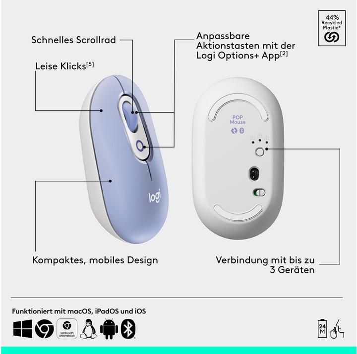 Produktbild Logitech POP Icon Combo (CH, Kabellos)