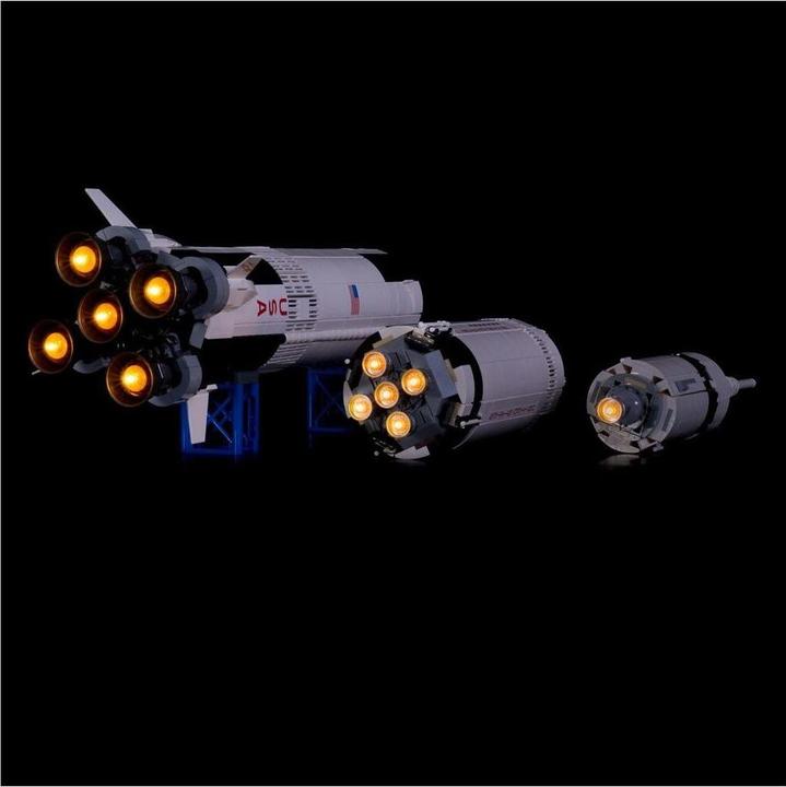 Actual product image Light my bricks LED Light Set for LEGO NASA Apollo Saturn V