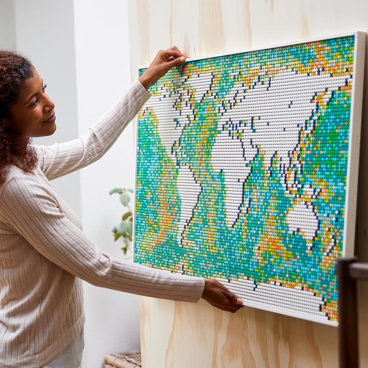 Immagine prodotto LEGO Mappa del mondo (31203, LEGO Art, Set LEGO rari)
