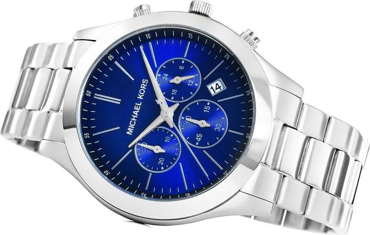 Actual product image Michael Kors Slim Runway (Analogue wristwatch, Chronograph, 44 mm)