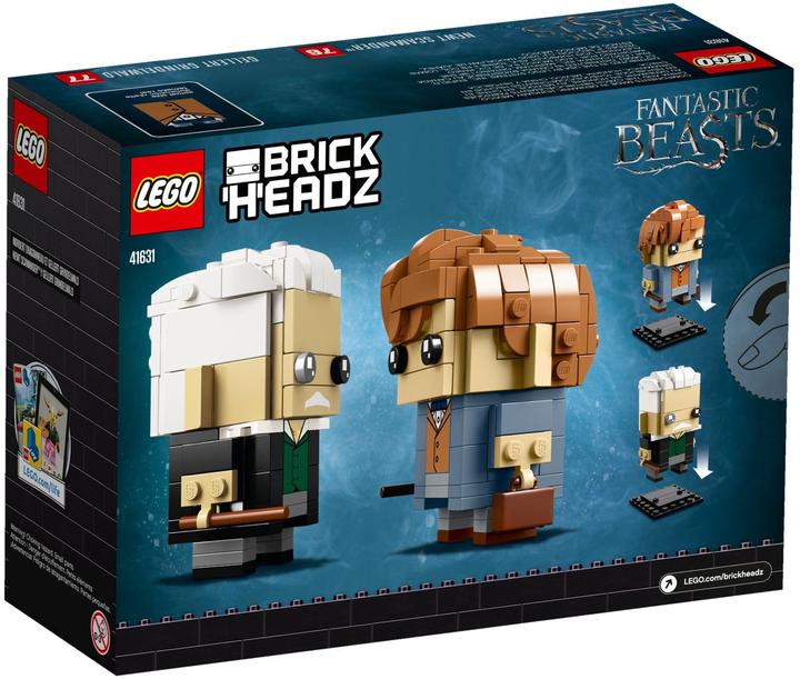 Immagine prodotto LEGO Brickheadz Newt Scamander e Gellert Grindelwald 41631 (41631, LEGO Brickheadz)