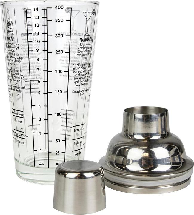 Produktbild JTI Cocktailshaker mit Rezepten und Massangaben (Cocktail Shaker)
