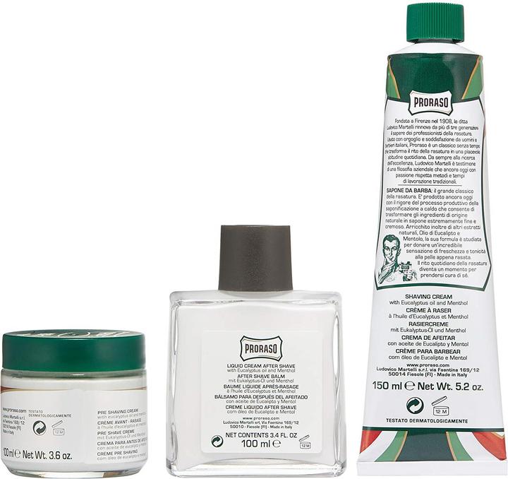 Actual product image Proraso green line (Beard care set)