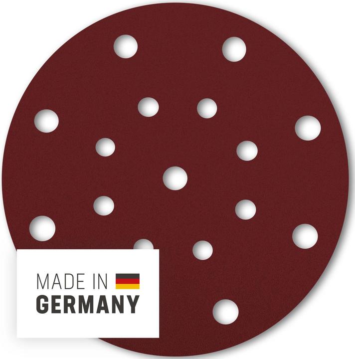 Actual product image Stier Sanding discs wood D150 / P60 / 16-hole (P60)