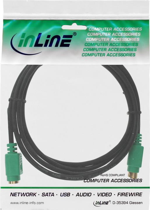 Produktbild InLine PS/2 Verlängerung (2 m, PS/2)