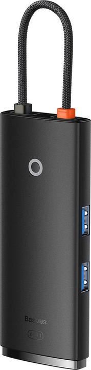 Produktbild Baseus LITE SERIES BS-OH020 HUB ADAPTER TYPE-C 6 PORT Black station (USB-C, 6 Ports)