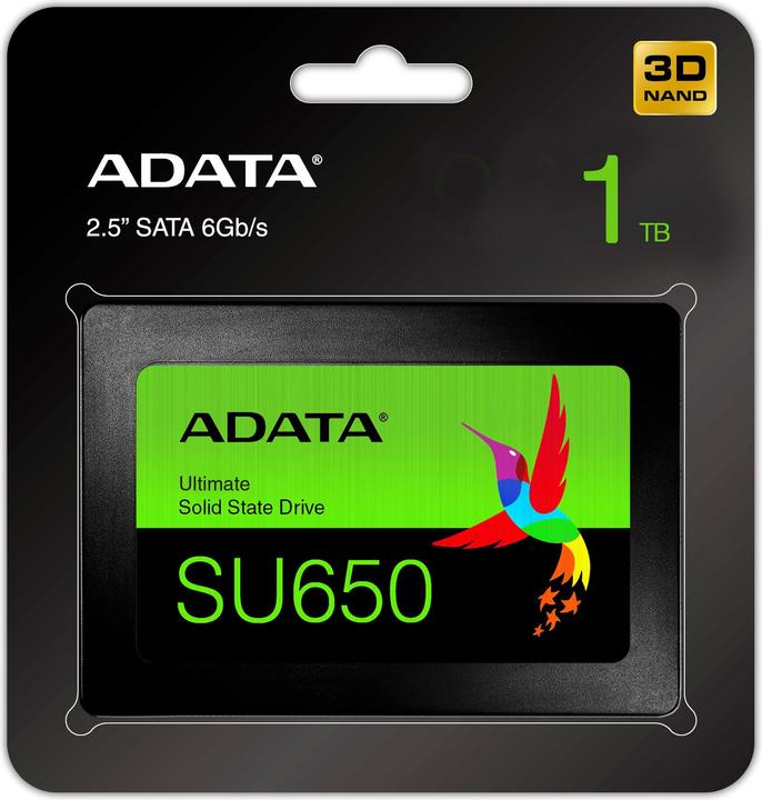 Productafbeelding Adata Dysk SSD Ultimate SU650 1 TB 2,5" SATA III (ASU650SS-1TT-R) (1000 GB, 2.5")