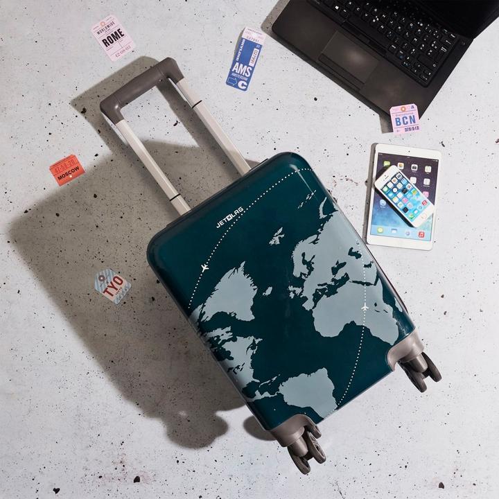 Immagine prodotto Jet Lag Custodia per cabina con mappa del mondo (27 l, Bagaglio a mano (fino a 50 litri))