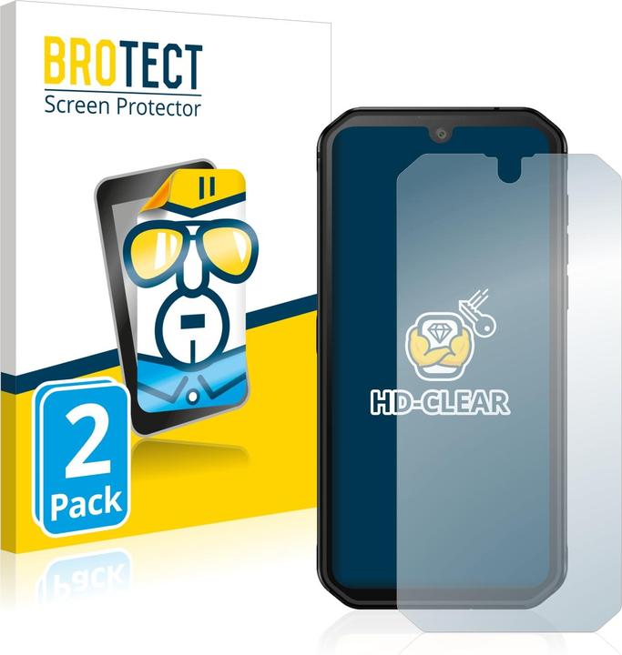 Produktbild BROTECT Schutzfolie Displayschutz Klar (2 Stück, Blackview BV9900E)