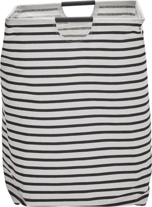 Actual product image House Doctor Laundry bag, HDstripes, black/white