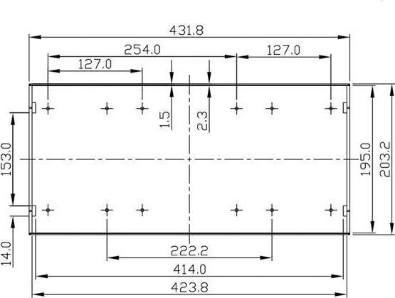 Image du produit HP Autozubehör BOÎTIER RACK 19 POUCES - ABS - 1U (Boîtier)