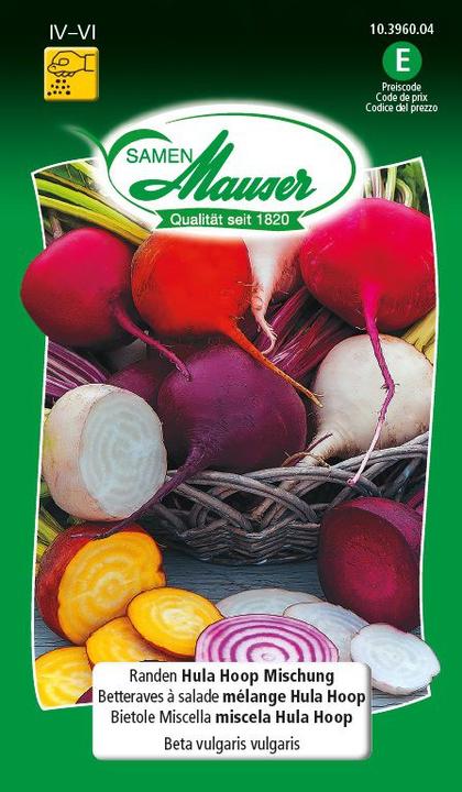 Image du produit Samen Mauser Mélange de betteraves Hula Hoop (Graines de légumes)