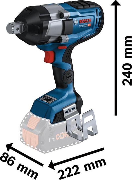 Image du produit Bosch Professional GDS 18V-1050 HC (Fonctionnement sur batterie)