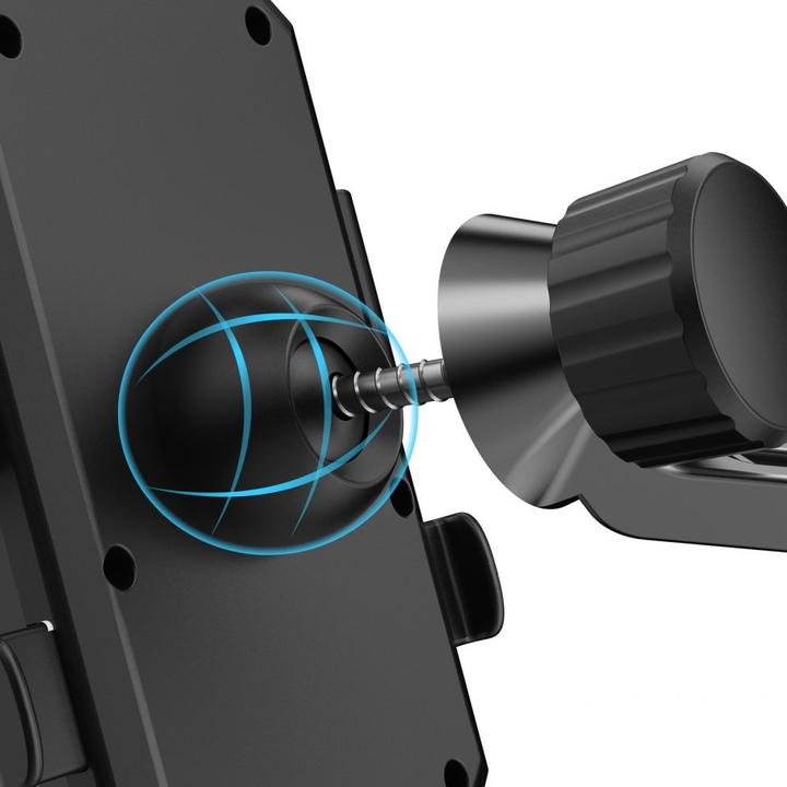 Actual product image Dudao F7C+ bicycle / motorcycle phone holder - black