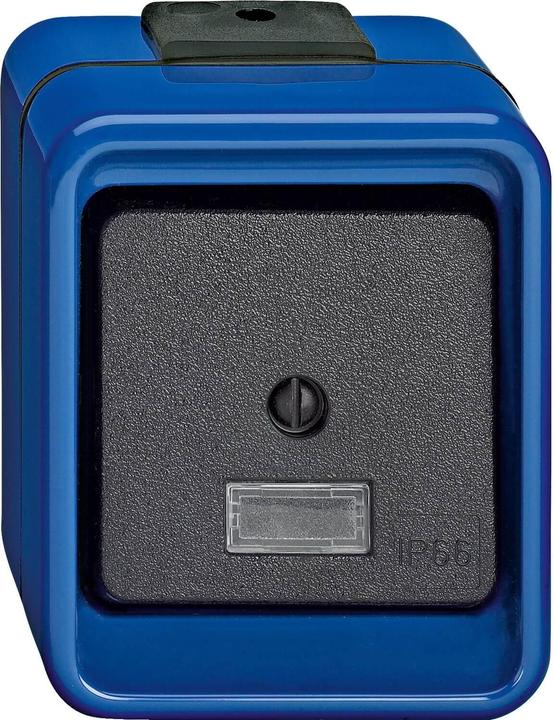 Immagine prodotto Merten Interruttore a bilanciere, croce, blu, SHOCKPROOF 370775