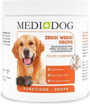 Produktbild Medidog Zeggi Weggi Drops (Adult, Senior, 1 Stk., 400 g)