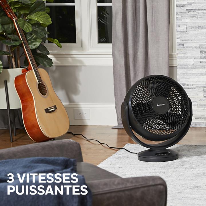 Image du produit Honeywell HF715BE4 Noir Turbo Force Ventilateur de sol avec oscillation (64 dB)