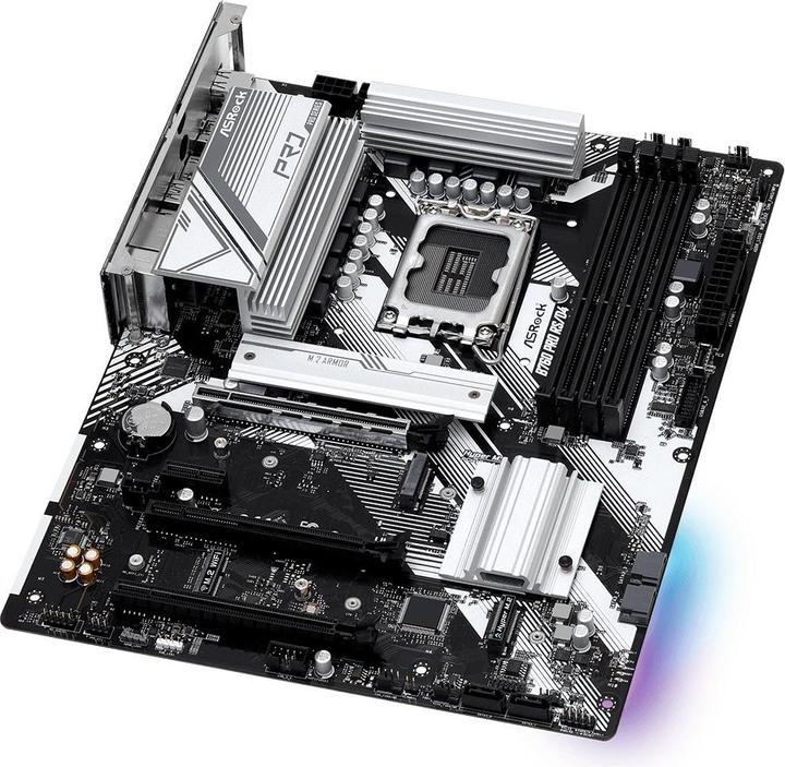 Actual product image AsRock MB Intel 1700 B760 PRO RS/D4 (LGA 1700, Intel ICH7, ATX)