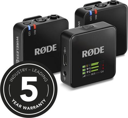 Produktbild RØDE Mikrofon-Funksystem Wireless GO Gen 3 mit Ladecase und Tuch