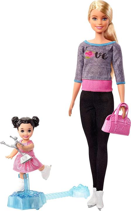 Barbie Jeu de poupées sportives - Entraîneur de patinage artistique