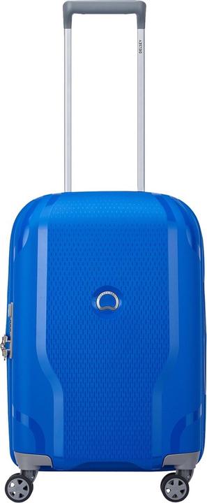 Delsey Clavel 4 Rad Handtasche Trolley Erweiterbar 55/35 cm Blau (55 l, Handgepäck (bis 50l))