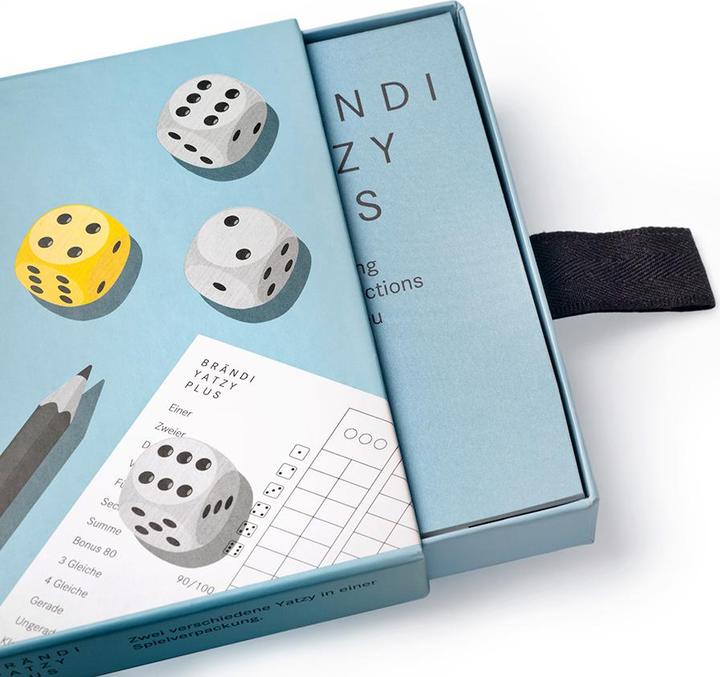Actual product image Brändi Yatzy Plus (German, English, French)