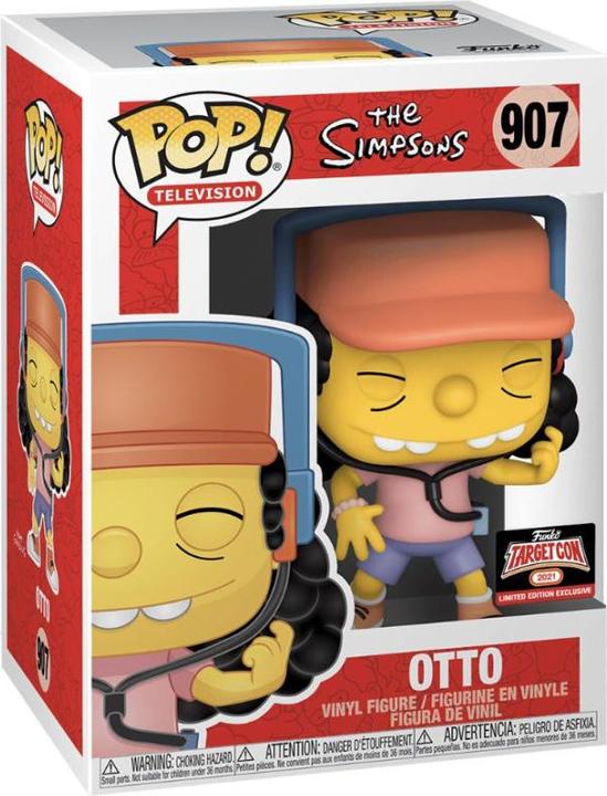 Actual product image Funko Pop! Simpson : otto Mann (y3)