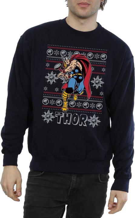 Actual product image Mens Thor Fair Isle Sweatshirt (S)