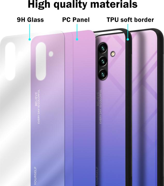 Image du produit Cadorabo TPU 2 couleurs Housse en verre (Samsung Galaxy A13 5G)