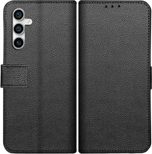 Just in Case Copertina a libro in pelle di Pu Nero Samsung Galaxy S23 FE (Samsung Galaxy S23 FE)