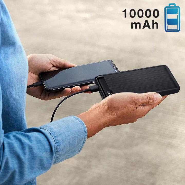 Produktbild Setty 10.000mAh Batterie mit 2 USB-Ports + LED-Anzeige (10000 mAh)