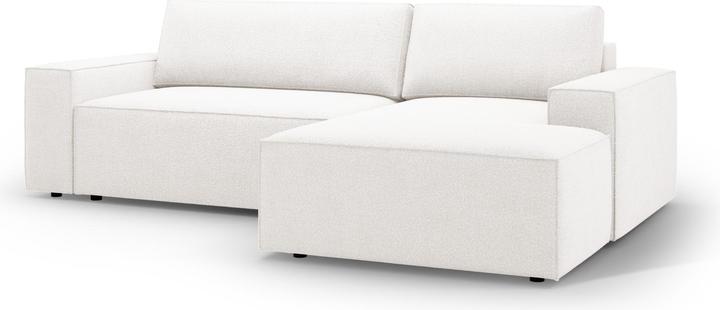 Image du produit Micadoni Bouclé Canapé D'Angle Droit Convertible Avec Coffre De Rangement, "Jodie", 3 Places, 246x151x86 Fabr (Canapé d'angle)