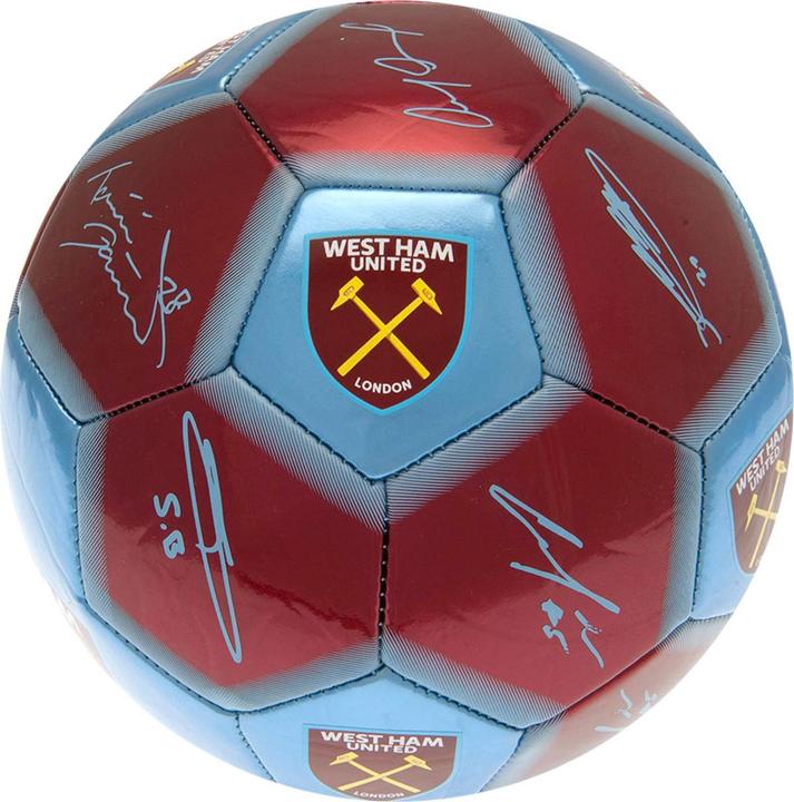 Produktbild West Ham United FC #COYI Fussball mit Unterschriften
