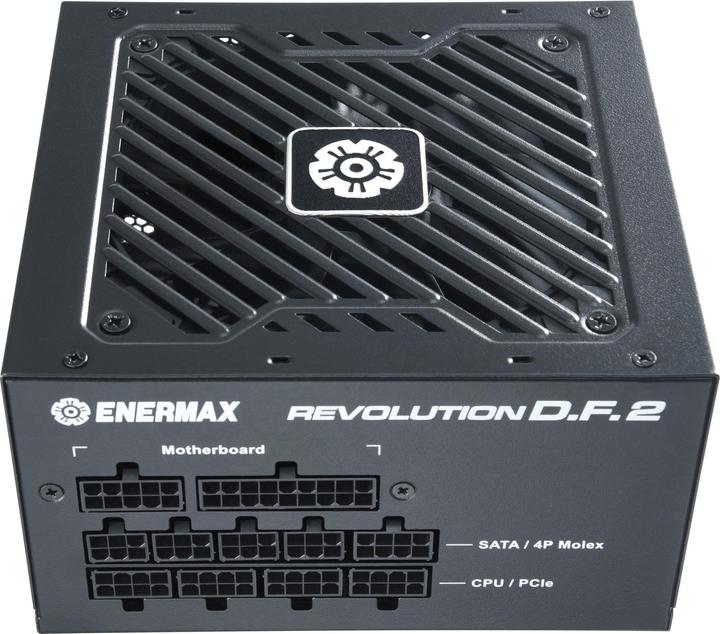 Actual product image Enermax Power Supply 850W Revo. DF2 80+ Gold 14cm Fan. Modular (850 W)