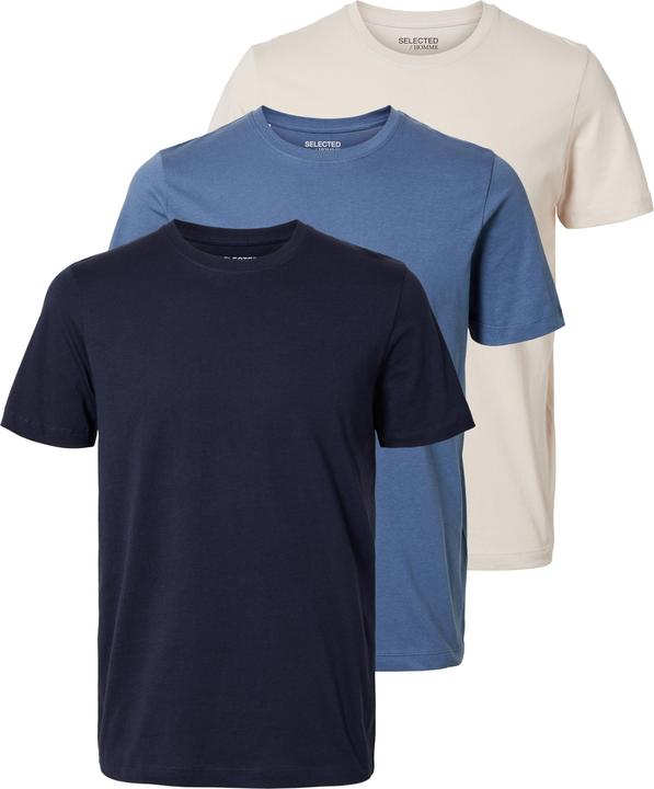 Image du produit Selected Homme Slhcormac Ss O-Neck Tee 3-Pack Noos (XL)